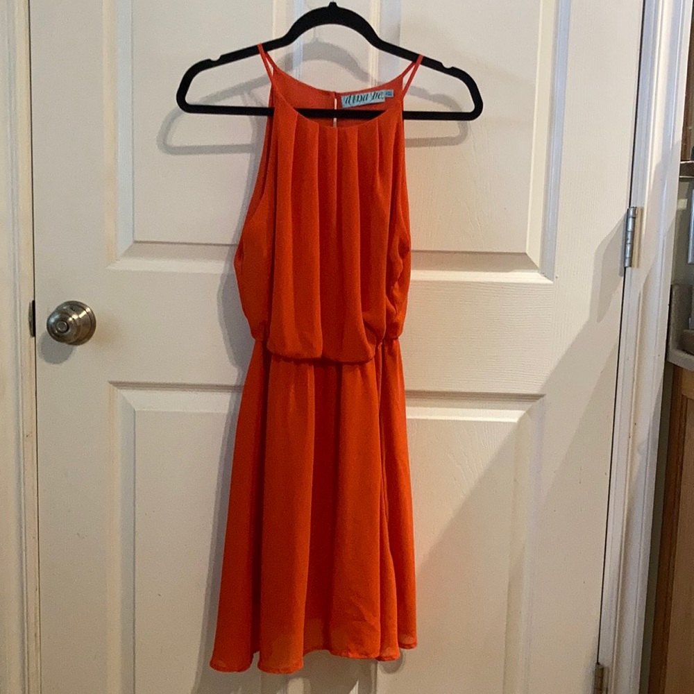 Orange Dina Be dress size Medium